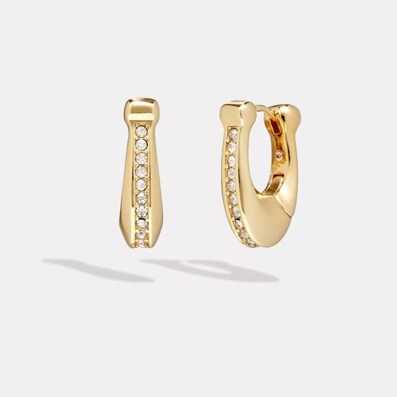 Coach Hoop Earrings - Picture 1 of 2